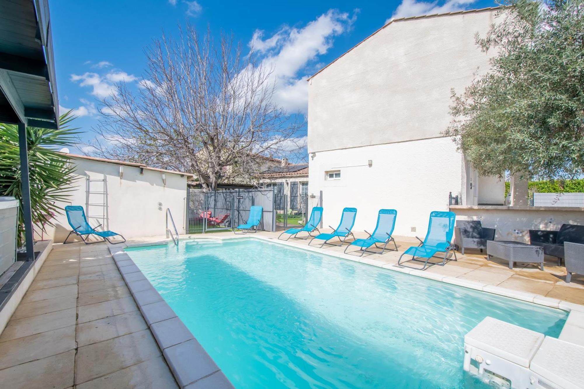 Guesthouse La Costiere - Logements Independants - Espace Piscine Jacuzzi Lunel  Εξωτερικό φωτογραφία