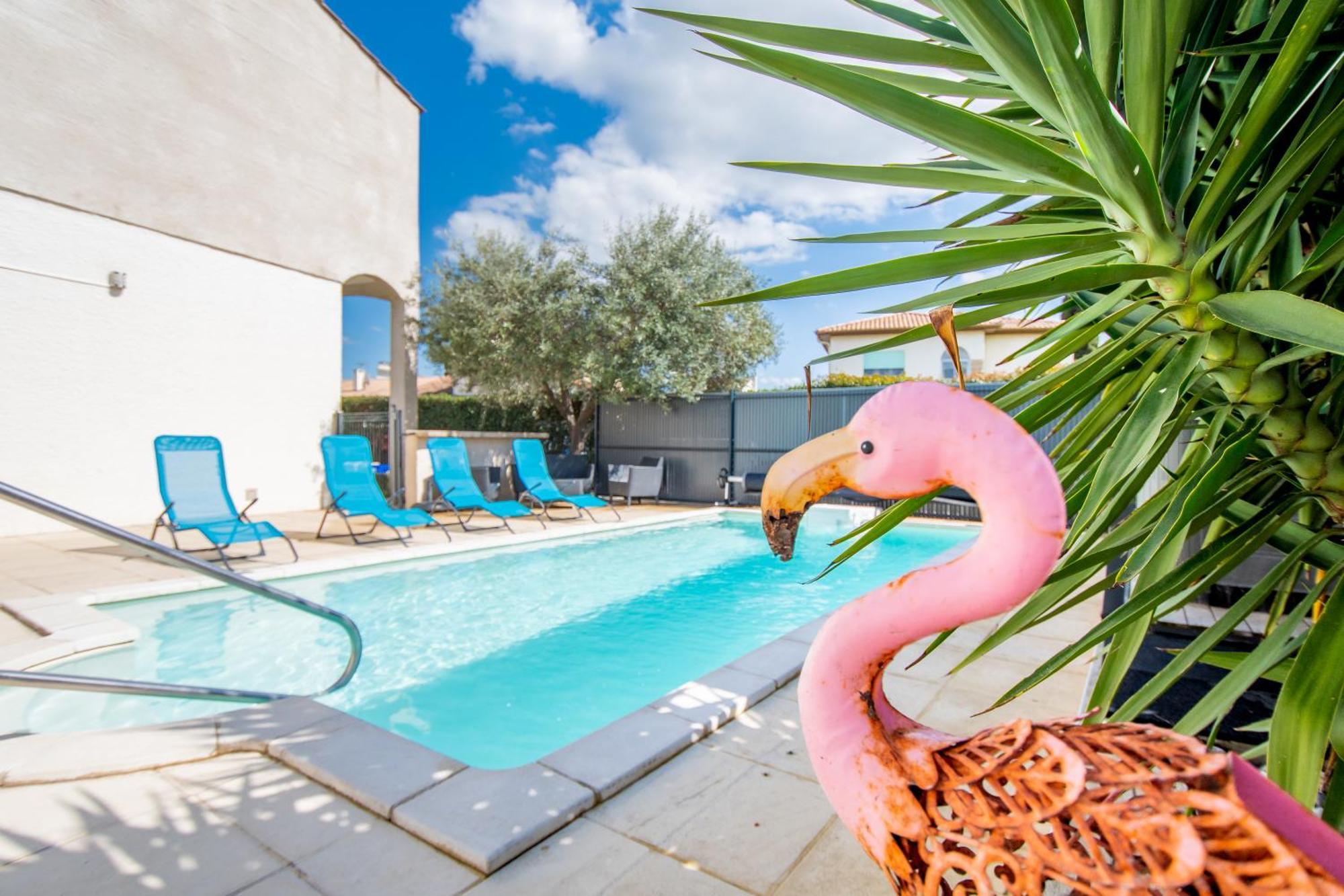 Guesthouse La Costiere - Logements Independants - Espace Piscine Jacuzzi Lunel  Εξωτερικό φωτογραφία
